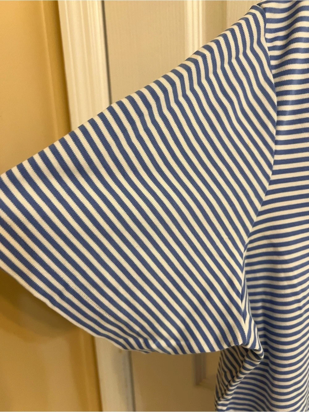 Polo by Ralph Lauren Blue & White Striped Cotton Polo Shirt